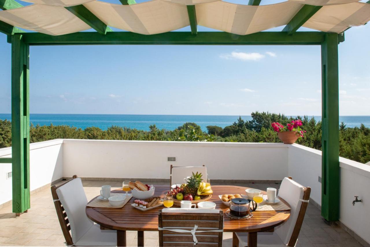 Beachfront Villa Rhodes Seashell Gennadi Exterior photo